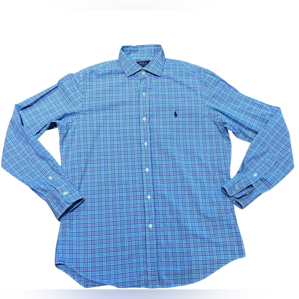 Polo by Ralph Lauren Blue Plaid Button-Down Shirt